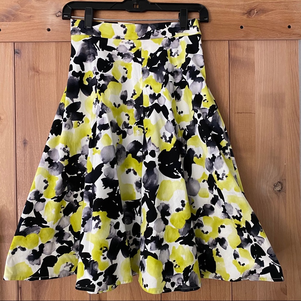 Floral A-Line Skirt